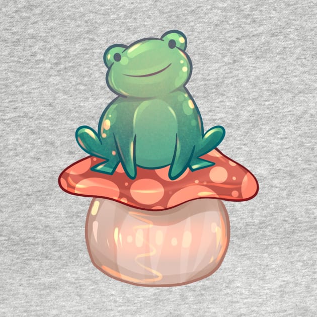 Toadstool Froggy by Claire Lin